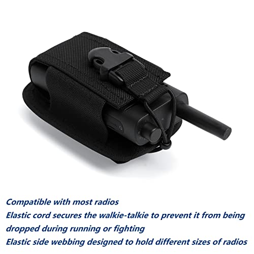 Tactical Radio Holster with MOLLE Strap and Belt Clip P2314