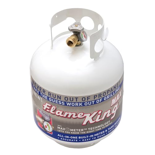 20LB Steel Propane Tank Cylinder with Built-in Gauge for Grills and BBQs Y6300