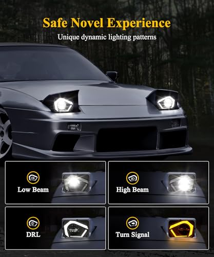 LED Headlights 7x6 5x7 Sealed Beam with DRL and Turn Signal G192