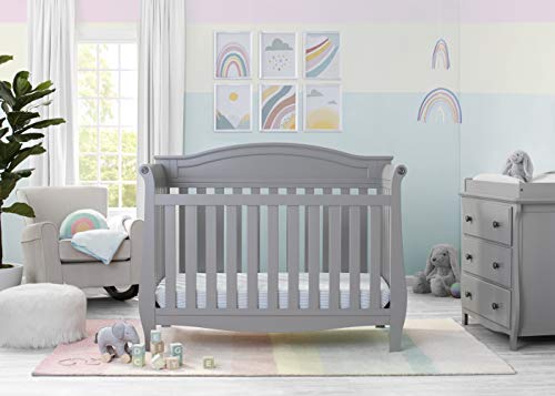 Convertible Baby Crib, White V464665