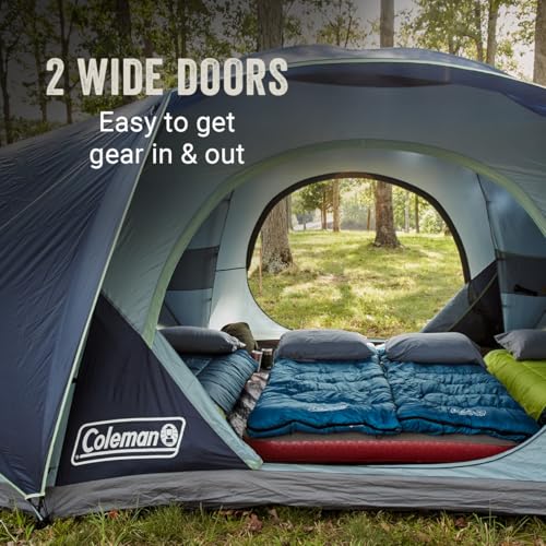8/12 Person Weatherproof Family Tent with Rainfly & Carry Bag X3081