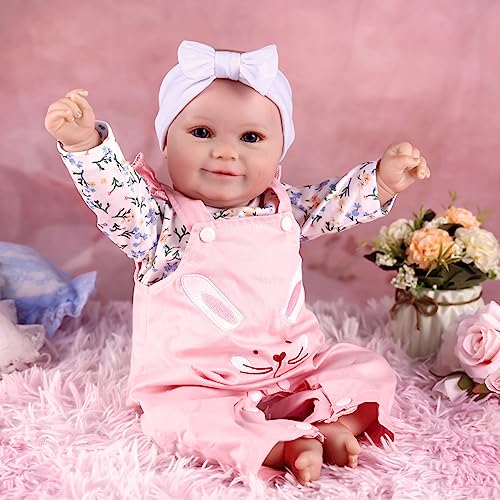 20 Inch Soft Vinyl Reborn Baby Doll with Accessories for Girls P18941