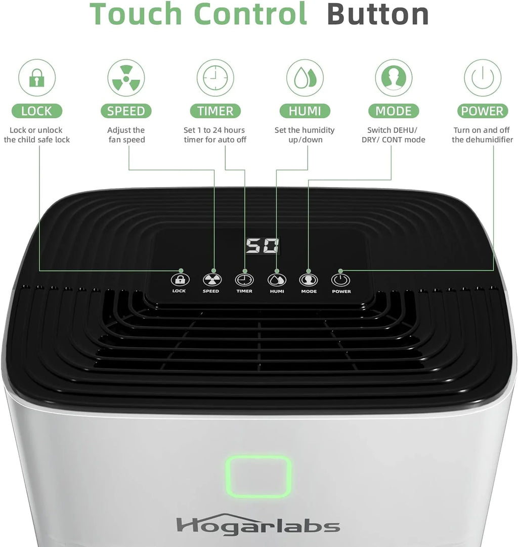 50 Pint Dehumidifier - White T5707
