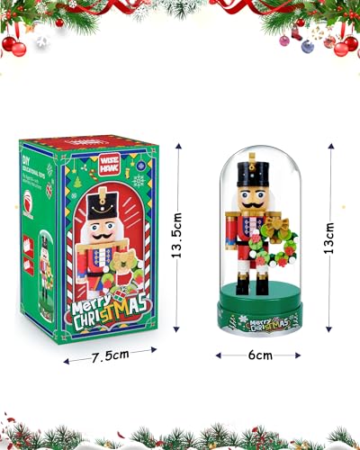 Pink Nutcracker Christmas Decor, Handmade Wooden Figure, 12" S521569