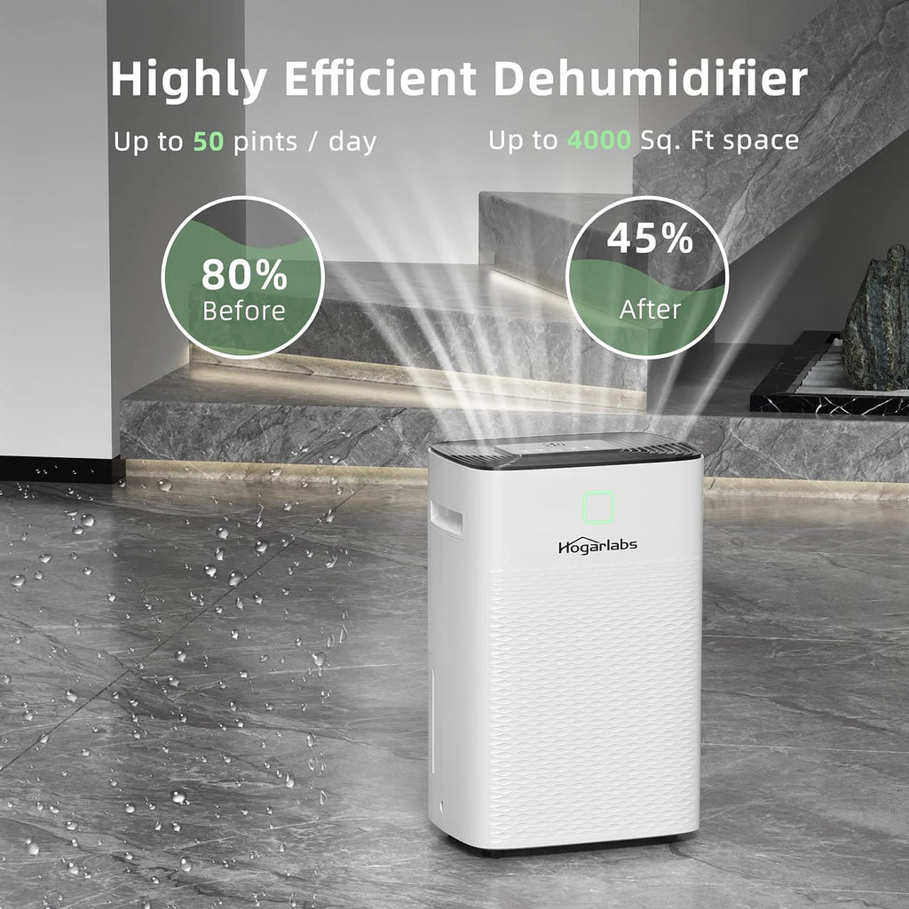 50 Pint Dehumidifier - White T5707