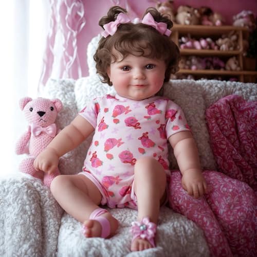 Lifelike Reborn Baby Doll 20 Inch Realistic Newborn with Gift Box E35178