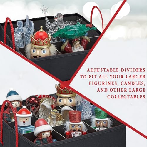 Christmas Nutcracker Storage Box for Figurines and Ornaments R1156