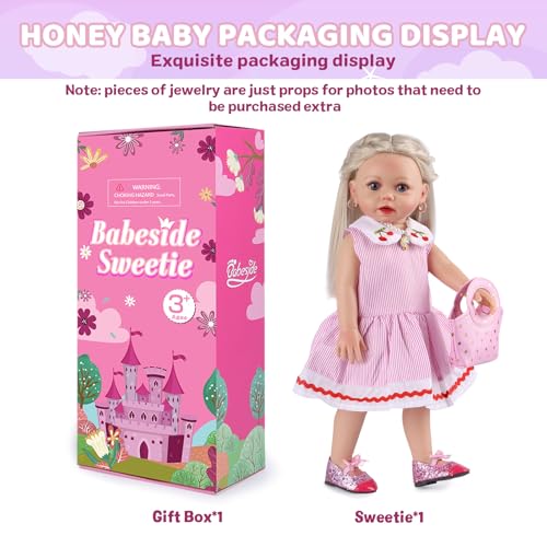 Lifelike Reborn Baby Doll 20 Inch Brown Hair Girl with Clothes and Toy Accessories H822