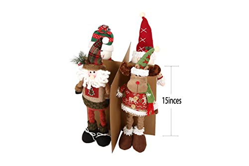 Christmas Figurine Storage Box with Adjustable Pockets, 15 Inches O946