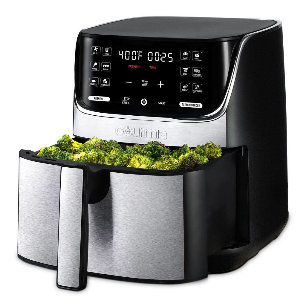 7 QT Digital Air Fryer with 12 One Touch Presets L424