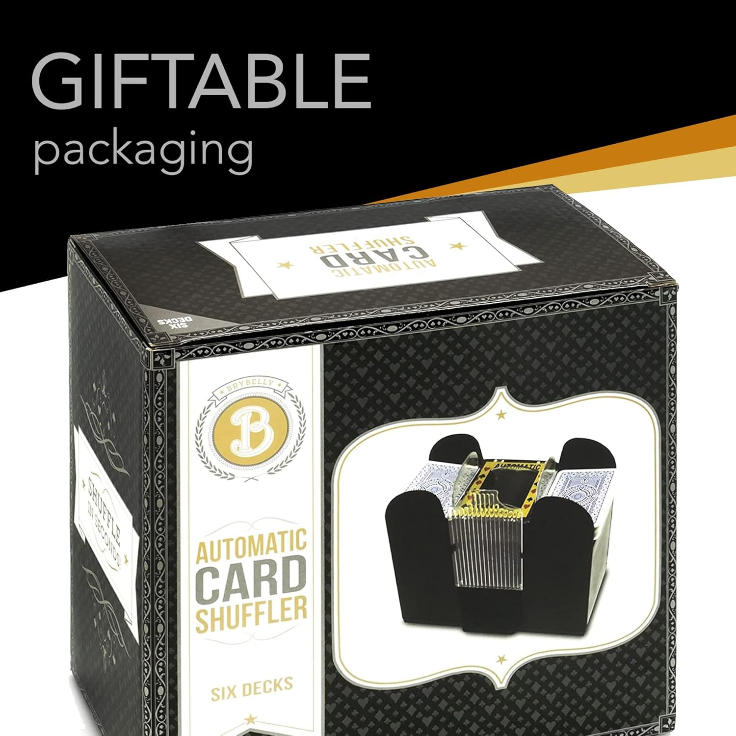Automatic Card Shuffler 6 Deck Battery Operated K281