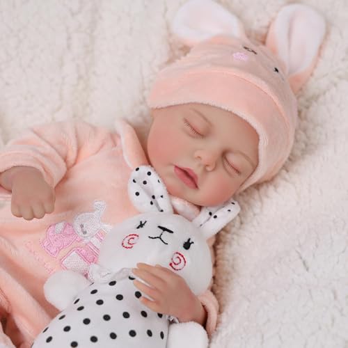 12 Inch Lifelike Reborn Baby Doll Silicone Full Body with Toy Accessories O3531