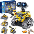 Robot Building Kit with Remote Control STEM Gifts for Boys Ages 8-12, 488 Pieces - Blue P464