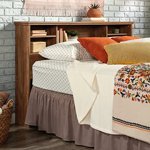 Full/Queen Bookcase Headboard, Grand Walnut Finish N5739