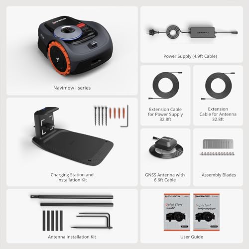 Robot Lawn Mower, RTK+Vision, Virtual Boundary, App Control G24961