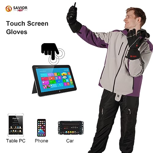 Rechargeable Heated Gloves for Skiing and Snowboarding Y2684