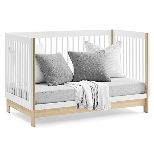 4-in-1 Convertible Crib, Bianca White/Natural A58351