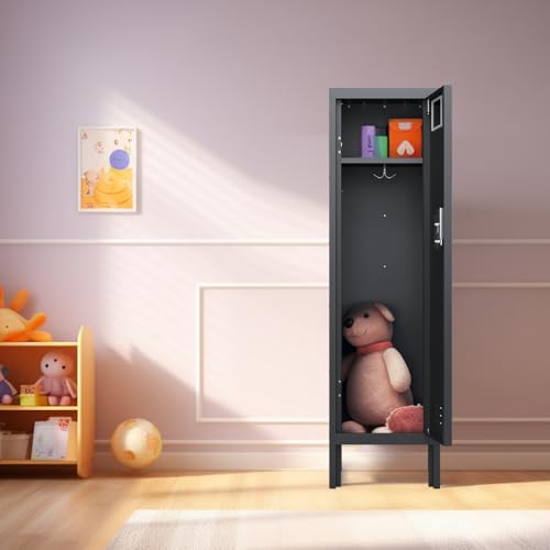 Metal Cabinet with Lockable Door for Office, Gym, School, Home A290