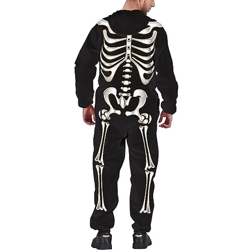 Adult Onesie Hooded One-Piece Pajama Zipper Jumpsuit for Men and Women I930