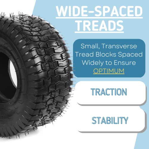 Heavy Duty Tire and Inner Tube Set for Lawn Mowers, Wagons and ATVs C456