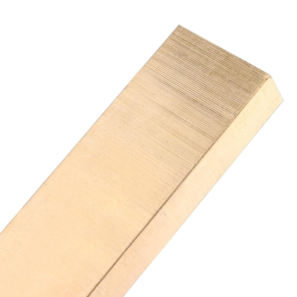 Brass Flat Bar Stock 2 Pack, Rectangular Solid Plate W34791