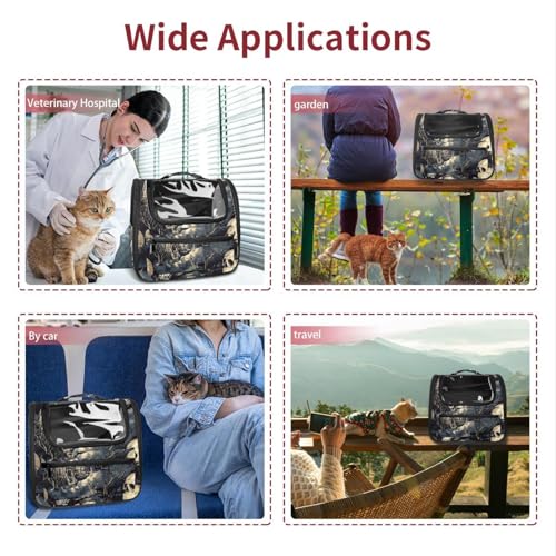 Halloween Cat Backpack Carrier, Breathable Bubble Pet Backpack R5452