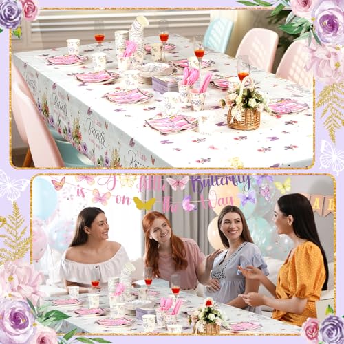 405 Pcs Baby Shower Tableware Set Blue Bear Plates Napkins Cups for 50 Guests U833