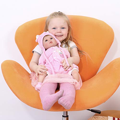 Reborn Baby Doll Realistic Silicone Vinyl 16 Inch Weighted Soft Body R8222