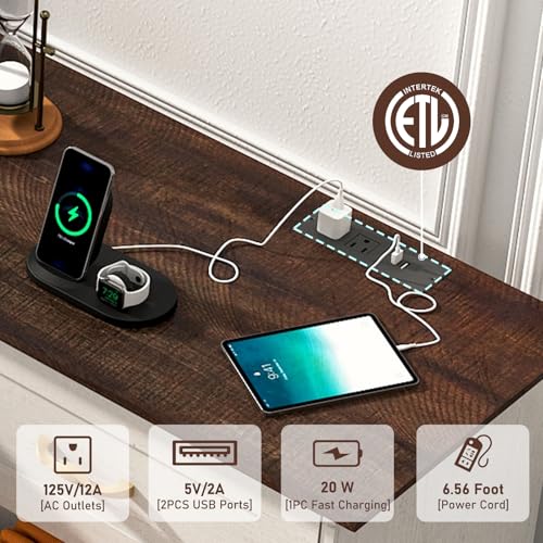 10 Drawer Dresser with Charging Station for Bedroom U18444