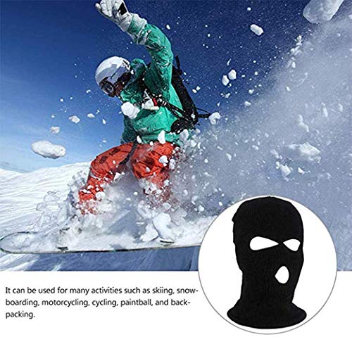Winter Knitted Ski Mask Full Face Cover W446