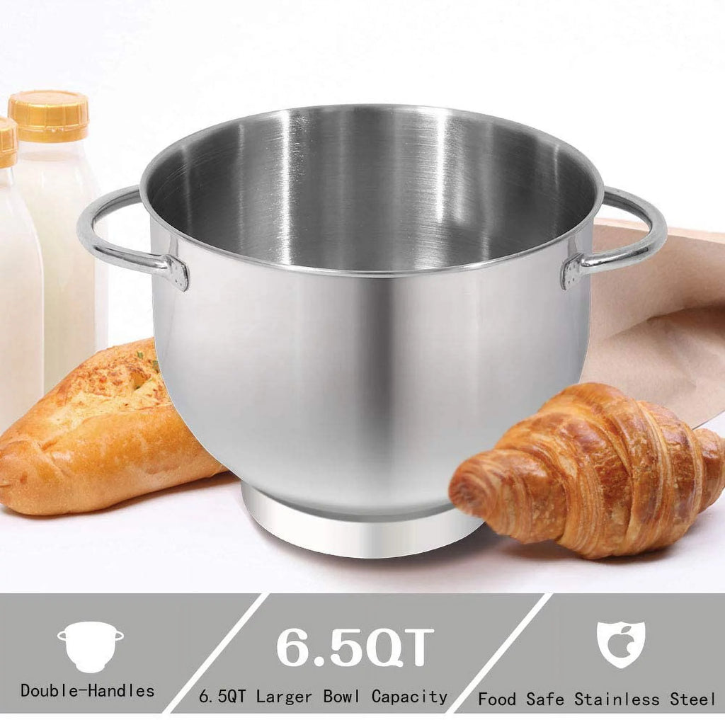 Stand Mixer 6.5-QT 660W 6-Speed Tilt-Head Kitchen Electric Mixer I643290