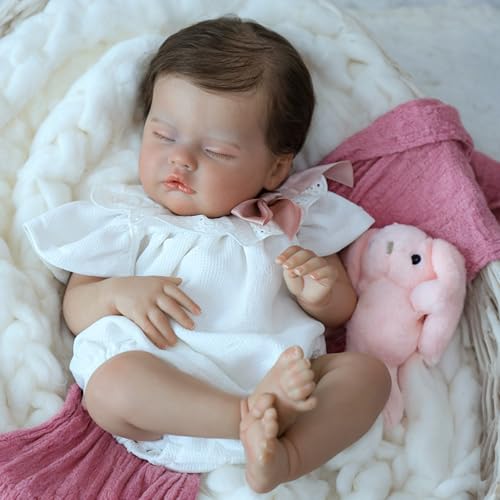 Lifelike Reborn Baby Doll 20 Inch Realistic Newborn Girl with Accessories D526
