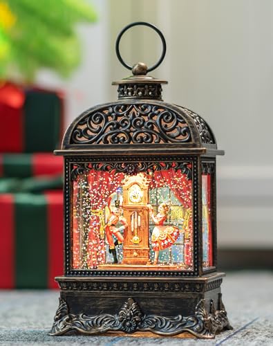 Nutcracker and Mouse King Snow Globe Music Box W567228