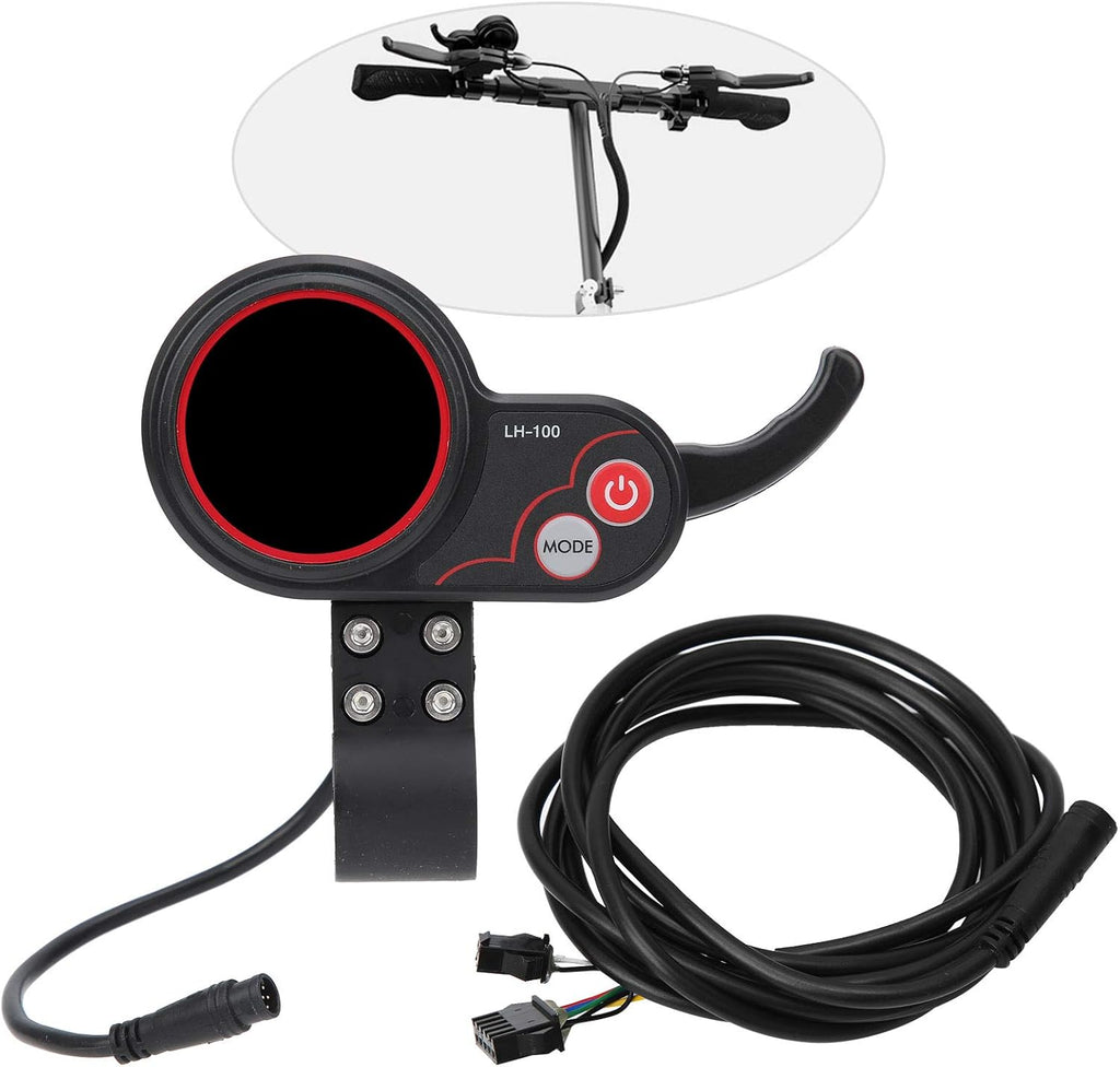 Electric Scooter Thumb Throttle with LCD Display, 24V 36V Speedometer P413