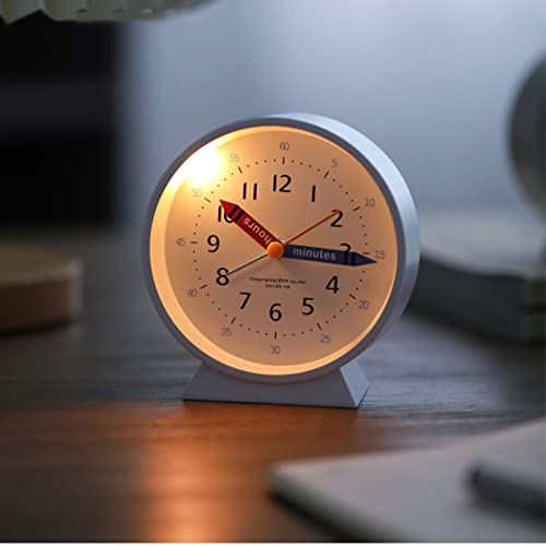 Silent Alarm Clock with Nightlight, Snooze, Non Ticking I9590