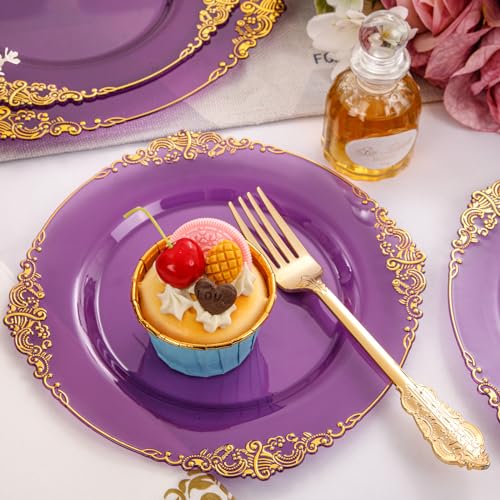 Gold Plastic Dinnerware Set for 50 Guests N48810