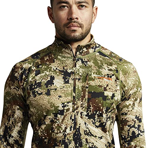 Men's Midweight Zip Long Sleeve Hunting Shirt V465