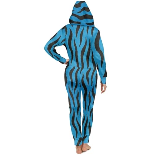 Adult Onesie Hooded One-Piece Pajama Zipper Jumpsuit for Men and Women I930