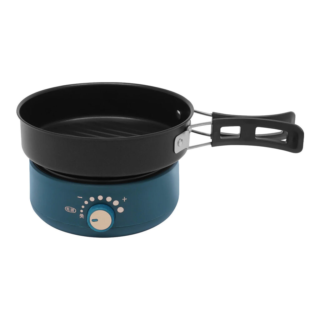 1.6L Electric Hot Cooker Pot Green Steamer Mini Multifunctional Pan W86863