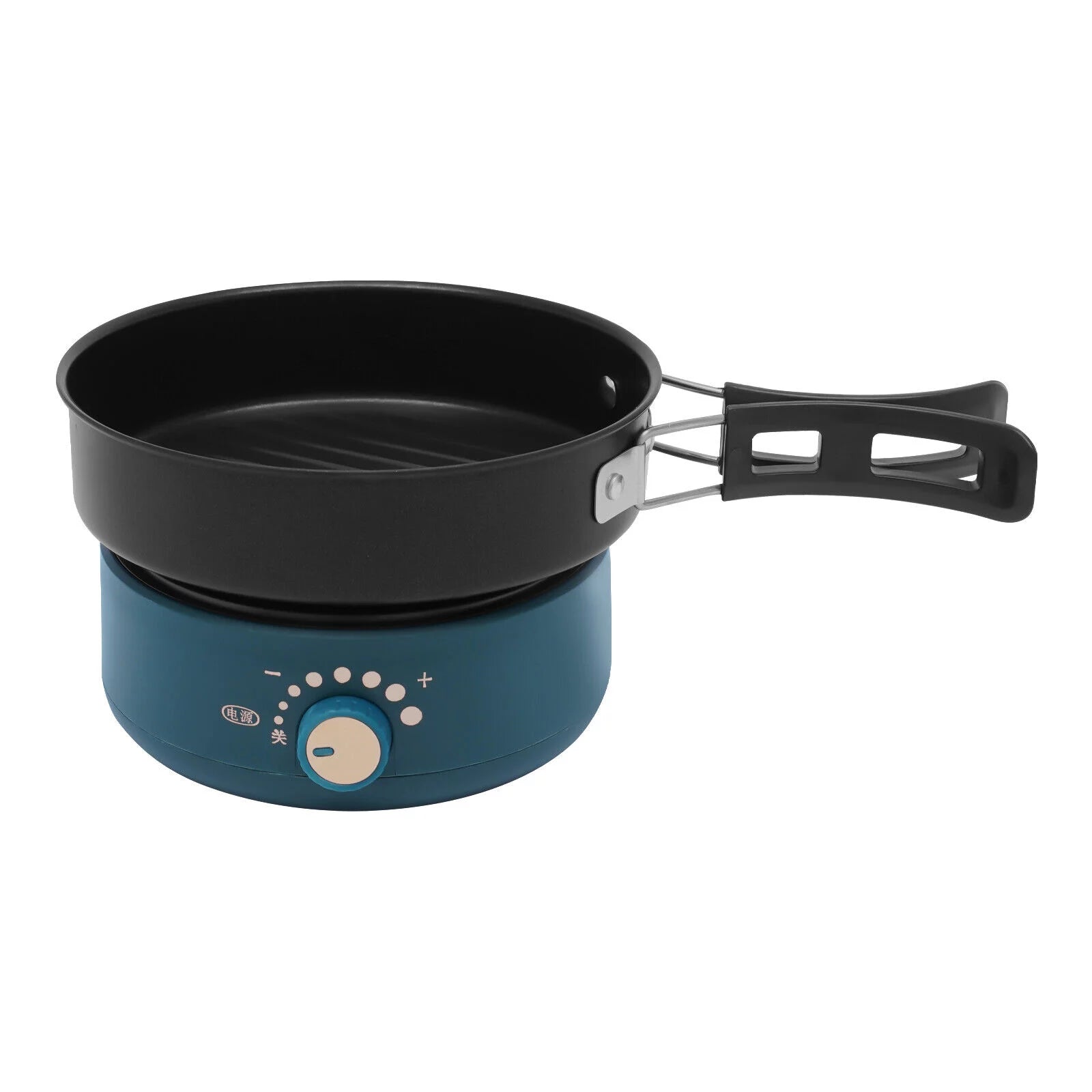 1.6L Electric Hot Cooker Pot Green Steamer Mini Multifunctional Pan W86863