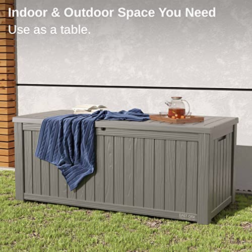 Outdoor Storage Box 31 Gallon Waterproof Resin Deck Box V3075