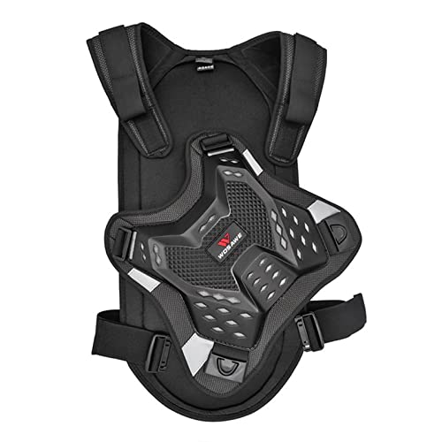 Reflective Motorbike Chest Spine Protector Vest for Ski, Snowboard, Motocross P4806