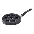 Nordic Ware Danish Ebelskiver Pan, Cast Aluminum with phenolic handle, 10 Year Warranty, 2.13" X 2.13" X 1"