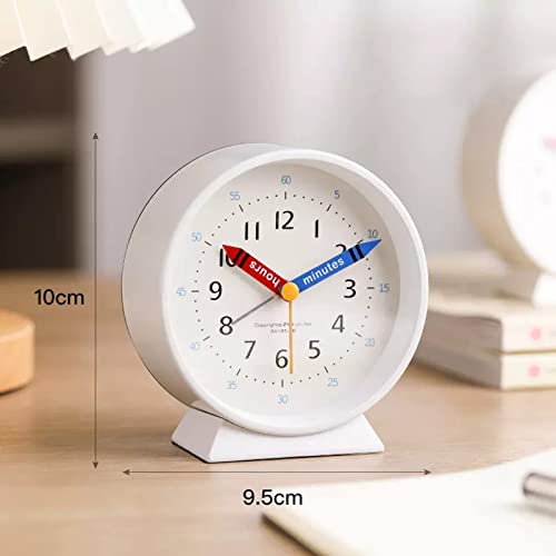 Silent Alarm Clock with Nightlight, Snooze, Non Ticking I9590