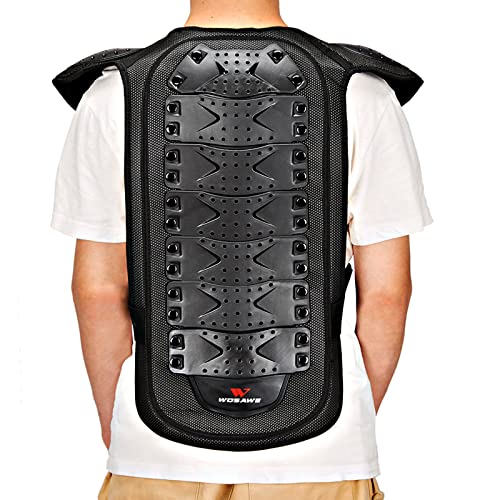 Adult Protective Armor Motorcycle Full Body Chest Spine Protector Vest C93978