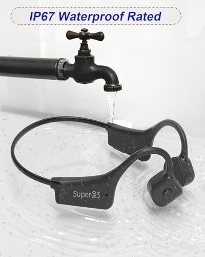 Bone Conduction Wireless Sport Headphones with Noise-Canceling Mics E40369