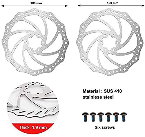 Bike Disc Brake Kit, Aluminum Caliper and Lever, 160mm Rotor B614