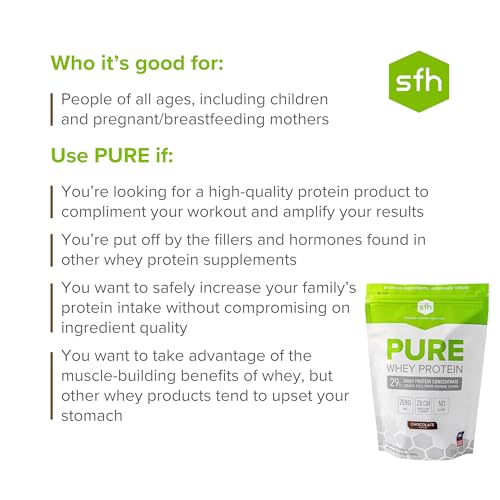 Pure Whey Protein Powder, Grass Fed, Non-GMO A224959