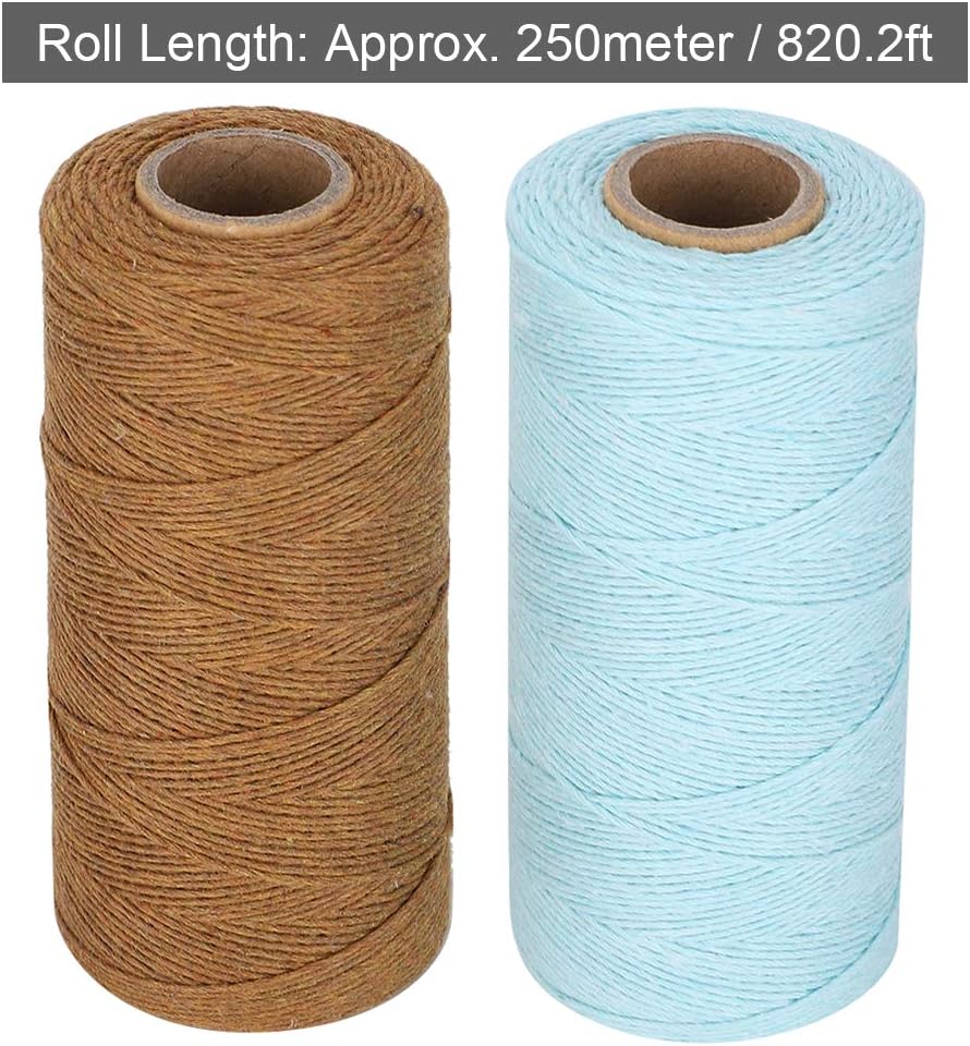 Warp Thread for Weaving Loom, 100% Cotton, 2 Rolls K639