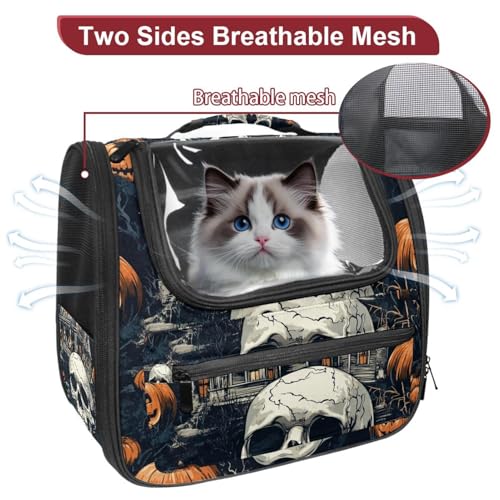 Halloween Cat Backpack Carrier, Breathable Bubble Pet Backpack R5452